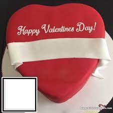 Find images of valentine cake. Special Happy Valentine Cake With Name And Photo