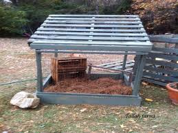 Paint is a relatively inexpensive yet effective way to vamp up anything, including a chicken coop made of pallets. Tallah Farms Pallet Chicken Coop Chicken Coop Pallets Chickens Backyard Chicken Diy