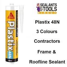 Sika Plastix 48n Contractors Grade Silicone Sealant White