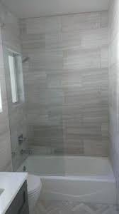 Bathroom 12 X 24 Valentino Gray Marble Walls Floor Tile Tub Surround Trendy Bathroom Tiles Tub Surround