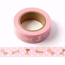 Washi Tape Huesitos Foil Washi Tapas Estampado