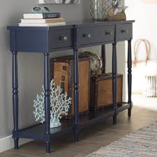 Lanford Console Table Reviews Birch Lane Blue Console Table Console Table Foyer Table Decor