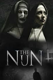 Victoria asks god for forgiveness before she jumps and hangs herself. The Nun Film 2018