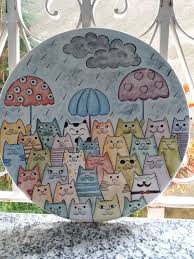 Prato Refeicao Kedi Sanati Sanatsal Resimler Sanat Projeleri