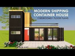 Family s two story shipping container tiny home. Modular Shipping Container 2 Bedroom Prefab Home Design With Floor Plans Topbox 640 Youtube Container House Container House Plans Building A Container Home