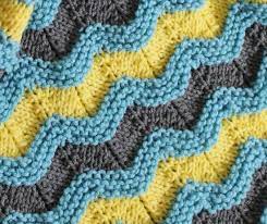 Knitting Pattern For Classic Ripple Baby Afghan