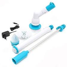 Commercial floor scrubber polisher machine electric buffer tile hardwood cleaner. Zuperia Plastic Electric Spin Scrubber Machine Floor Cleaning Bathroom Tiles Cleaner Tool With 3 Replaceable Brushes And Long Extension Handle Rechargeable Large Size White And Blue Buy Online In Japan At Desertcart Jp