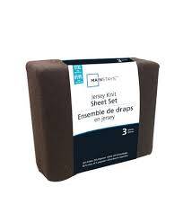 Solid styles are made from 100% breathable cotton. Mainstays Jersey Knit Sheet Set Walmart Canada