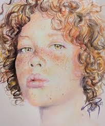 Watercolor portrait watercolor_renee