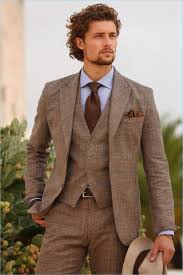 For wedding event silk triplet mens wedding suits in black, gray or white color will be perfect. Wouter Peelen Fronts Another Scapa Season Dons Prep Style Mens Wedding Attire Wedding Suits Wedding Suits Groom