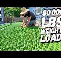 How To Install A Permeable Grass Driveway Grid System - YouTube
