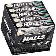 Halls Cough Drops, Extra Strong, Menthol, 9 Ct (Box of 20) - Walmart.com