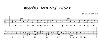 Wśród nocnej ciszy głos się rozchodzi: Wsrod Nocnej Ciszy Nuty