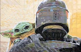 The mandalorian series is set in the star wars universe and takes place immediately where the return of the jedi left off. The Mandalorian And The Child Shae Drawings Illustration People Figures Family Friends Family Artpal