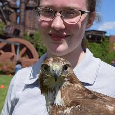 Local young falconer bonds with her birds of prey