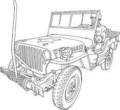 willys mb u s army truck coloring page pages colors canettes de coloriage