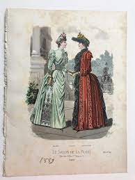 The federation coordinates and enhances paris fashion week® and its offshoots each year. 1889 Victorian Era French Fashion Print Le Salon De La Mode Etsy Fashion Prints French Fashion Victorian Era