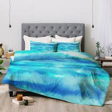 Buy exquisite green bedspreads in our boutiques or make an order at togas online to brighten your bedroom with fresh palettes and patterns. Ombre Waves Blue Green Comforter Jacqueline Maldonado