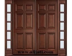 Contoh desain pintu rumah minimalis modern. Spesifikasi Pintu Rumah Modern Kayu Jati Klasik
