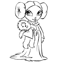 You can now print this beautiful princess leia coloring page or color online for free. Cute Princess Leia Coloring Page Free Printable Coloring Pages For Kids