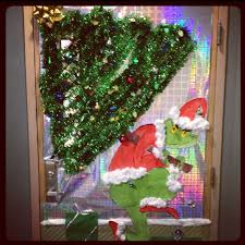 Deck The Doors Holiday Contest 1st Place The Grinch Office Christmas Decorations Holiday Door Decorations Christmas Door Decorating Contest