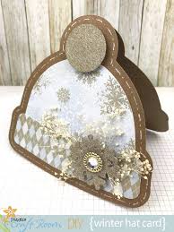 In pazzles craft room, you can ask questions, socialize, and share with a community of crafters and artists just like you. Winter Hat Shape Card Pazzles Craft Room Christmas Cards Handmade Homemade Christmas Cards Christmas Cards To Make