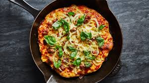 Cast Iron Pizza With Fennel And Sausage Recipe Bon Appetit