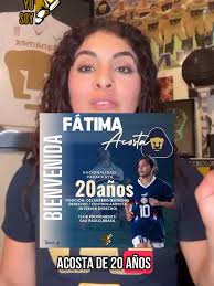 ⚽ ¡LLEGA NUEVO REFUERZO A PUMAS FEMENIL! Fátima Acosta, aquí los detalles  con @Diana Naranjo💋✨❤️ 😉👇🏻🐾 #soydepumas #comonotevoyaquerer  #pumasfemenil #ligamxfemenil