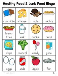 healthy food junk food teaching resources teachers pay teachers