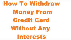 Select credit when prompted to make a withdrawal from checking, savings or credit. How To Withdraw Money From Credit Card Without Any Interests Trick 1 Youtube