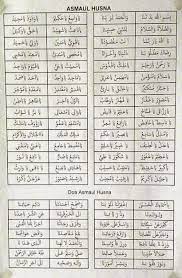 Teks arab dan teks latin asmaul husna menjadi pegangan saat sedang tidak hafal. Teks Arab Dan Teks Latin Asmaul Husna Beserta Do Anya Cinta Pustaka Islam