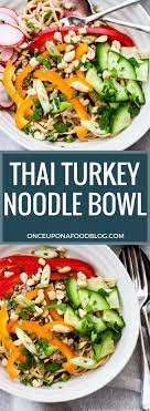 Thai Turkey Noodle Bowl Recipe Turkey Mince Recipes Mince Recipes Healthy Turkey Mince