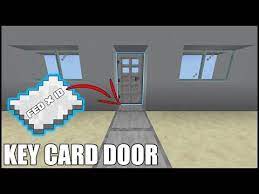 The hard coded card number that lives on the integrated circuit is the key here. Key Card Door In Minecraft Bedrock Alarm And Mob Proof Youtube In 2021 Minecraft Make A Door Doors