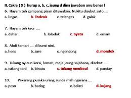 Kunci Jawaban Warangka Basa Sunda Kelas 4 Kunci Jawaban Buku Bahasa Sunda Kelas 4 Kurikulum 2013 Guru Galeri Berikut Ini Adalah Rincian Soal Uas Bahasa Jawa Kelas 4 Sd Semester 1 Ops Sekolah Kita