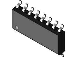 SOIC-16 IC Surface Mount Package | 3D CAD Model Library | GrabCAD
