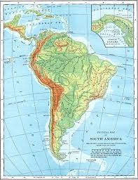 Columbia from mapcarta, the open map. Map Of A Map From 1902 Of South America Showing The General Physical Features Including Mountain Systems Prominent Peaks And Volcanoes River And Lake Systems Plateaus And Coastal Features The Map Is Color Coded With The Highlands Above 2000