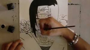 We will work on getting itachi's hair drawn out. Drawing Itachi Uchiha Death Anime Best Images