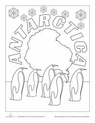 Antarctica Worksheet Education Com Antarctica Coloring Pages Antarctica Activities
