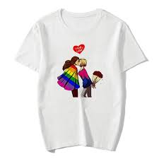 Each of our product pages features individual photo galleries of our favorite lychee girls (and us!) in their own personalized take on outfits put together with our own streetwear clothing pieces. Buy Lgbt Gifts Gay Pride Couple Aesthetic Couple T Shirt Vintage Women Clothes Summer Harajuku Lgbt Femme At Affordable Prices Free Shipping Real Reviews With Photos Joom