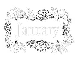 While your child is busy by coloring drawings you can do your errands. January Coloring Pages Best Coloring Pages For Kids