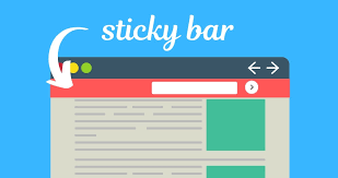 I have a website and need to add top bar header for some text, date and time. How To Add A Sticky Bar To Your Wordpress Site Themetrust