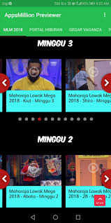 Minggu ke 3 siapa yang bergelar juara. Maharaja Lawak Mega 2018 For Android Apk Download