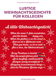 Leute lachen freuen sich, so mancher liest noch vor ein sinnliches gedicht, dann ein rascheln unterm baum und die kinderaugen schauen, auf die päckchen die großen und die kleinen, auf die geschenke für die. 22 Angenehm Images Of Lustige Weihnachtsgedichte Fur Kollegen Lustige Bilder