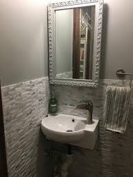 Small Corner Ceramic Wall Mounted Or Vessel Sink Small Bathroom Sinks Bathroom Mirror Bathroom Design Small