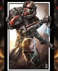 Clone Force 99 Hunter From The Bad Batch This Clone Has Enhanced Senses Making Things A L Awesome Star Wars Art Star Wars Poster Star Wars Pictures