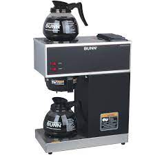 Stanley tag takeya vinci housewares west bend zojirushi coffee maker parts and accessories coffee percolators coffee urns cold brew coffee makers drip coffee makers. Bunn 33200 0015 Vpr Black 12 Cup Pourover Coffee Brewer With 1 Upper And 1 Lower Warmer And 2 Glass Decanters 120v
