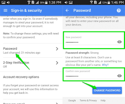 At the top of your account overview you can scroll through the various. How To Change Your Gmail Password Ubergizmo