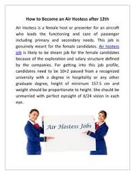 How To Become An Air Hostess After 12th For Fresher And Experienced Best Online Jobs How To Become Hostess