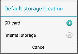Again, it depends on the phone model you have and the permission granted to the app. How To Set Sd Card As Default Storage Android Phone