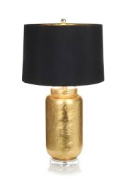 Tisch Stehlampe Tommi 137 Schwarz Gold Livorum